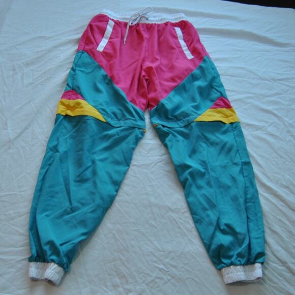 Neon Zipper Pants Small - Picture 1 of 11